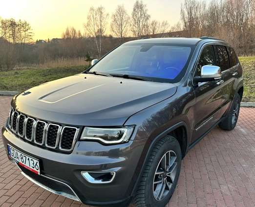 Jeep Grand Cherokee cena 119549 przebieg: 163600, rok produkcji 2019 z Dąbrowa Tarnowska małe 301